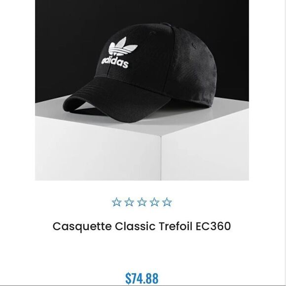 Adidas unisex black cap!! Nwot - Picture 9 of 11